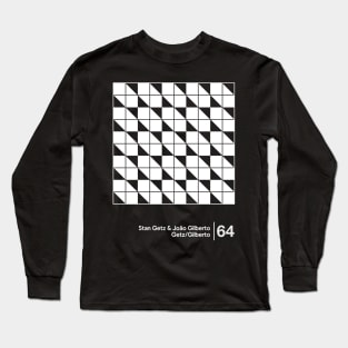 Gilberto & Getz / Minimalist Style Graphic Design Artwork Long Sleeve T-Shirt